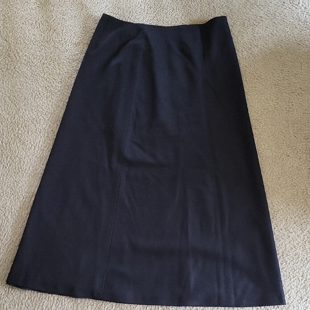 Chadwicks Black A-Line Skirt Timeless Elegance